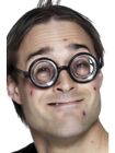Nerd Specs Schoolboy Glasses Geek Nerd Glasses - Mens Fancy Dress