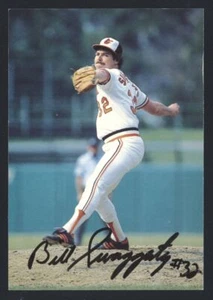 BILL SWAGGERTY 1983-86 Baltimore Orioles SIGNED Photo Postcard - Picture 1 of 3