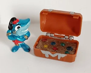 MALUK TESHAR + cassa tesoro separata Kinder Sorpresa serie SQUALIBABÀ 1995 - Imagen 1 de 3