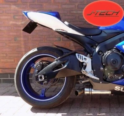 Suzuki Gsxr 600/750 Support Plaque Arrière 2006-2010 Numéro Gsx-R Triple LED - Photo 1/3