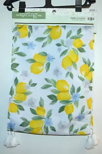 New LEMON Table Runner 13" x 72" Springtime table decor - Picture 1 of 1
