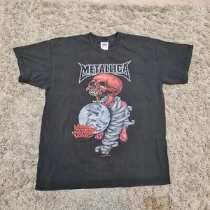 Vintage Metallica Shirt Mens Extra Large Black Madley In Anger 2004 Rock Band - Picture 1 of 11