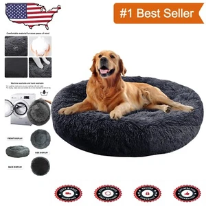 Cozy Round Dog Bed for Large Dogs - 56 Inch, Slip-Resistant & Easy to Clean - Picture 1 of 9