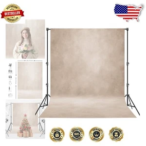 Versatile Beige Photo Backdrop 8'x12' - Ideal for Events & Professional Shoots - Picture 1 of 8