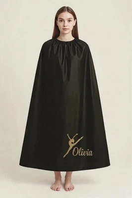 Personalised Dance|Gymnastics| Baton Twirling |Privacy Changing Cape