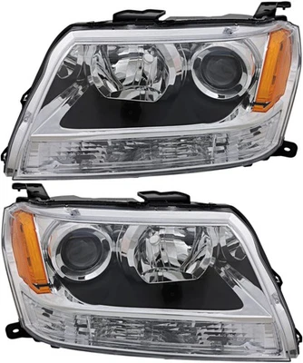 For 2006-2008 Suzuki Grand Vitara Headlight Halogen Set Pair Foto 1 de 4