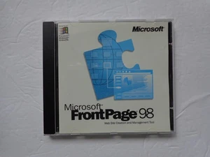 Microsoft Frontpage 98 Upgrade With Key For Windows CD-ROM - Picture 1 of 4