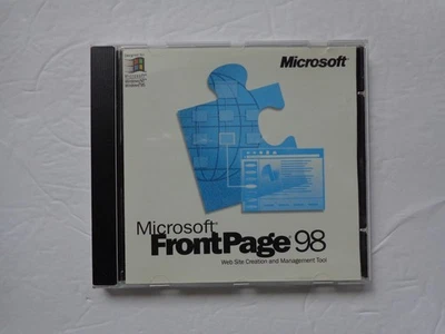 Microsoft Frontpage 98 Upgrade With Key For Windows CD-ROM - Image 1 of 4