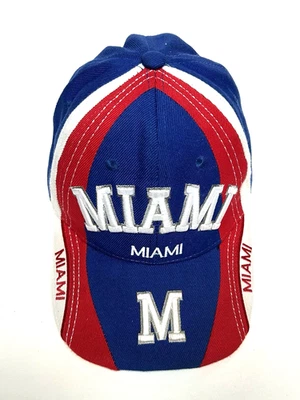 Miami University Redhawks Ohio Men's Snapback Cap Multi Embroidered Logo Hat - Image 1 of 4