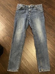 Girls Thereabouts Skinny Denim Jeans - Medium Wash, Size 18.5 - Picture 1 of 3