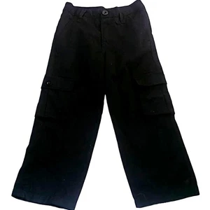 Swiss Cross Boys' Black Cargo Pants - Size 4T - Picture 1 of 6