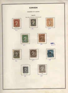 Early Canada mostly used collection - Picture 1 of 14