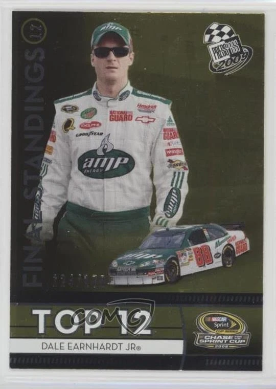 2009 Press Pass Top 12 Final Standings /170 Dale Earnhardt Jr #110 HOF - Image 1 of 2