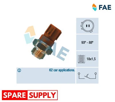 TEMPERATURE SWITCH, RADIATOR FAN FOR HONDA ROVER FAE 36440 - Image 1 of 4