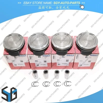 4x Pistons & Rings Set Φ82mm STD For Volvo XC60 XC40 V90 S60 B4204T 2.0 T4 T5 L4 - Image 1 of 4