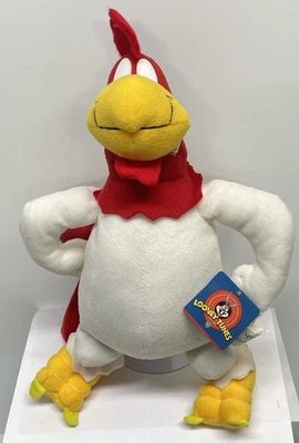 Figura de Peluche de Colección FOGHORN LEGHORN Looney Tunes RARO GALLO DE PELUCHE NANCO con Etiqueta Foto 1 de 4