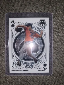 2022 Panini Mosaic Justin Verlander 🐐 🌟 Aces #A-7 Houston Astros 💎 Mint🔥 - Picture 1 of 8