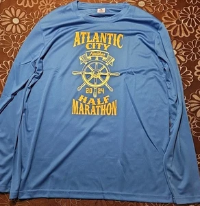 2024 Atlantic City Half Marathon Finisher Shirts XL New/Mint Free Shipping - Picture 1 of 3