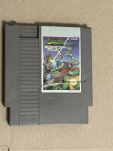 Teenage Mutant Ninja Turtles III The Manhattan Project NINTENDO NES Tmnt Damage - Picture 1 of 7