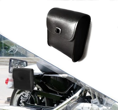 Универсальный мотоциклетный мешочек передняя вилка седло боковая сумка для инструментов искусственная кожа - Изображение 1 из 4