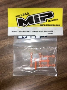 MIP Pucks Orange No.2 Pucks (8) MIP 13121 NIP - Picture 1 of 1