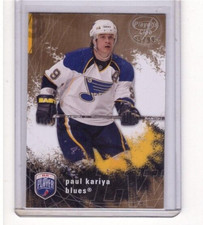 PAUL KARIYA 2007-08 UPPER DECK BAP HOCKEY PLAYER'S CLUB GOLD SP/99 #168