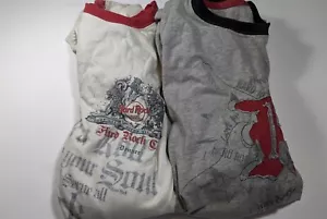 2 camisetas Hard Rock Cafe Hollywood y Denver - gráficas y modernas - XL - Imagen 1 de 9