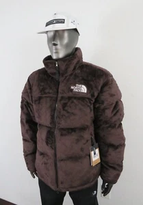 NWT Mens The North Face Versa Velour Nuptse 600-Down Insulated Jacket Coal Brown - Picture 1 of 12