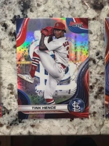 2024 BOWMAN'S BEST PROSPECT REFRACTOR ST. LOUIS CARDINALS TINK HENCE #TP21 - Picture 1 of 1