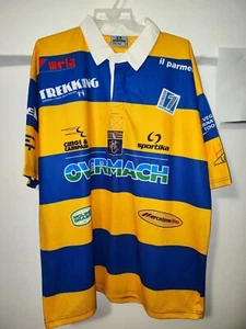 Sportika Rugby Parma FC Italian Rugby jersey #6 mens size XXL - Picture 1 of 6