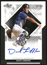 2016 Leaf Perfect Game National Showcase Auto Black #BA026 David Lamanna /50