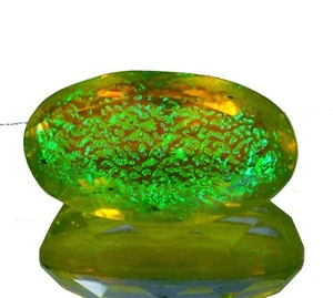 CERTIFIED 61.35 Ct Natural Monarch Fire Opal Doublet Oval Cut Loose Gemstone - Imagen 1 de 14
