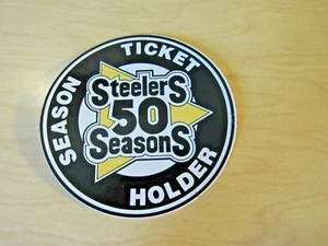 50th Anniversary Rare Steelers Decal sent to Season Ticket Holders One only - Picture 1 of 5