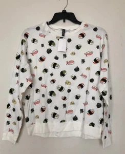 Divided H&M  Pajamas Boys' or Girls' White Pajama Top, L NWT. - Picture 1 of 7