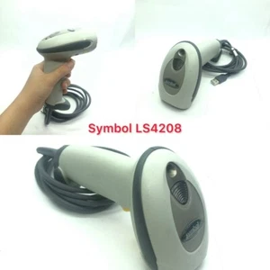 Symbol LS4208 Handheld Laser Barcode Scanner + USB Cable White - Bild 1 von 1