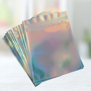 Jewelry Zip Bags Jewelry Storage Bags Holographic Small Zip Bags - Picture 1 of 11