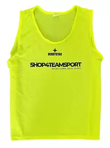 DERBYSTAR Trainingsleibchen Leibchen Markierungshemd Logo Junior yellow - Bild 1 von 1