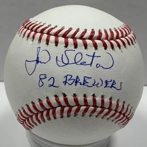 Milw Brewers JIM SLATON Signed Official MLB Baseball AUTO w/ "82 Brewers" - JSA - Picture 1 of 1