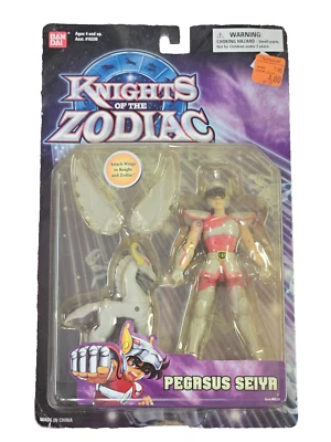 Knights of the Zodiac Pegasus Seiya 2003 Figure Bandai MOC Very Rare Knight - Image 1 of 2