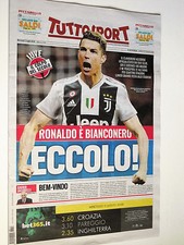 TUTTOSPORT giornale 11/07/2018 L'ACQUISTO UFFICIALE DI RONALDO CR7 JUVENTUS