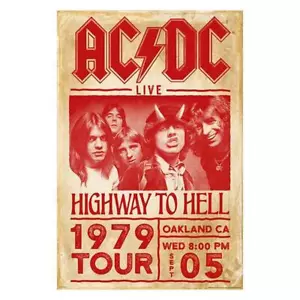 AC/DC "Highway To Hell" Live Tour Poster - Picture 1 of 1