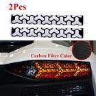 Make Your For Car Stand Out With For Carbon Fiber Look Taillight Decals 2Pcs