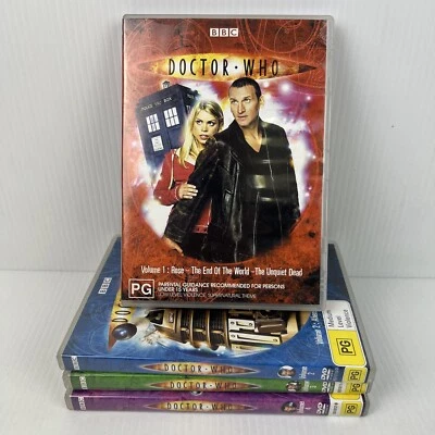 Doctor Who Season 3 Volume 1-4 (DVD, 2005) - Region 4 - Christopher Ecclestone - Image 1 of 4