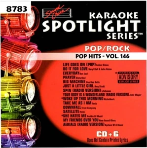SOUND CHOICE KARAOKE POP HITS v.#146 cdg CD+G - SC8783 - HARD TO FIND - 15 SONGS - Picture 1 of 2
