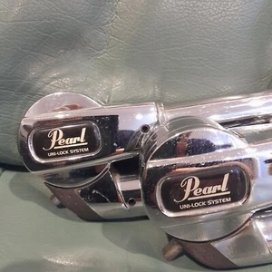 2 X Pearl Uni-Lock System Tom Holder - Short (Used) - Picture 1 of 10