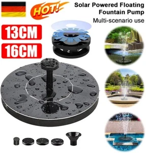 Solarpumpe Solar Springbrunnen Fontäne Gartenbrunnen Teichpumpe Wasserspiel 2025 - Bild 1 von 17