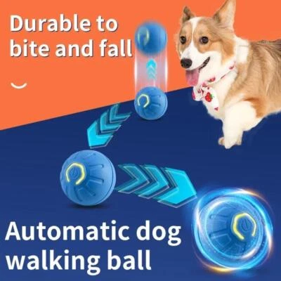 Smart Dog Toy Ball Electronic Interactive Pet Cat Moving Ball USB Automatic Movi - Image 1 of 4