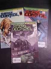 WORLD WAR HULK: AFTERSMASH! DAMAGE CONTROL #'s 1-3! COMPLETE! 2007 MARVEL COMICS