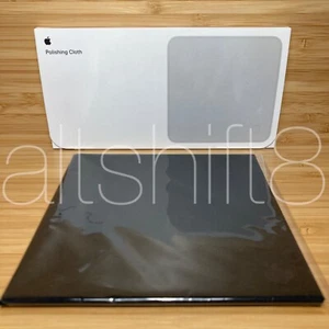  APPLE PANNO PER LA PULIZIA BIANCO WHITE + NERO BLACK POLISHING CLOTH MM6F3 - Afbeelding 1 van 6