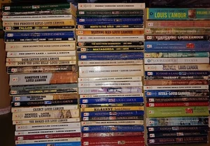 Louis L’Amour Vintage Book Lot of 69 Western PB Books Various Conditions  - Bild 1 von 4